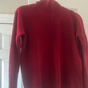 Sweet Romeo Vibrant Red Turtleneck Sweater